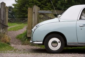 back of a classic car