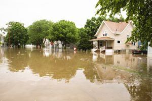 flooded street